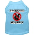 thumbnail image 1 of Pet Dog  Cat Shirt Screen Printed, "Backyard Security", 1 of 10