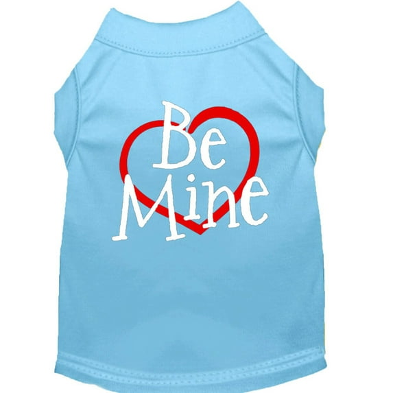 Pet Dog Cat Shirt Screen Printed, "Be Mine"