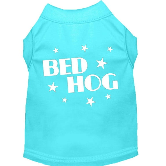 Pet Dog Cat Shirt Screen Printed, "Bed Hog"