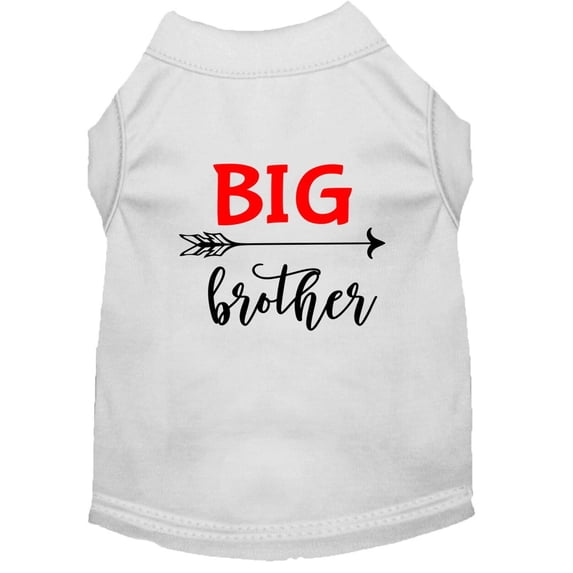 Pet Dog Cat Shirt Screen Printed, "Big Brother"