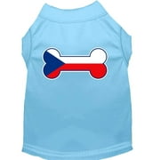 Pet Dog Cat Shirt Screen Printed, "Bone Flag Czech Republic"