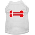 thumbnail image 1 of Pet Dog  Cat Shirt Screen Printed, "Bone Flag Denmark", 1 of 11