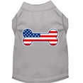 thumbnail image 1 of Bone Shaped American Flag Screen Print Shirts Grey M (12), 1 of 10