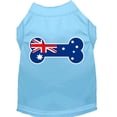 thumbnail image 1 of Bone Shaped Australian Flag Screen Print Shirts Baby Blue XS (8), 1 of 10