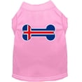 thumbnail image 1 of Pet Dog  Cat Shirt Screen Printed, "Bone Shaped Iceland Flag", 1 of 10