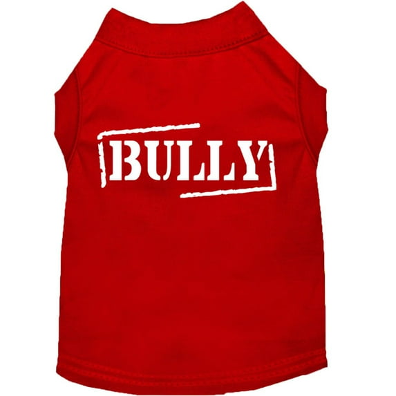Pet Dog Cat Shirt Screen Printed, "Bully"