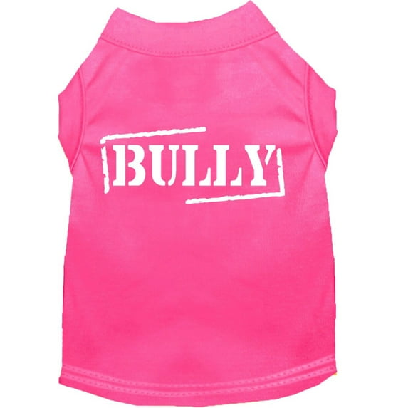 Pet Dog Cat Shirt Screen Printed, "Bully"