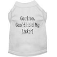 thumbnail image 1 of Pet Dog  Cat Shirt Screen Printed, "Can't Hold My Licker", 1 of 10