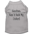 thumbnail image 1 of Can't Hold My Licker Screen Print Shirts Grey Lg (14), 1 of 10