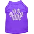 thumbnail image 1 of Pet Dog  Cat Shirt Screen Printed, "Chevron Paw", 1 of 11