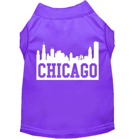 Pet Dog Cat Shirt Screen Printed, "Chicago Skyline"