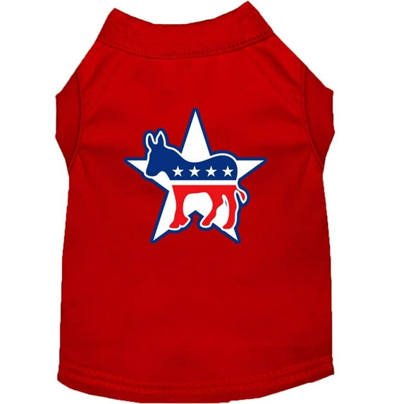 Pet Dog Cat Shirt Screen Printed, "Democrat"
