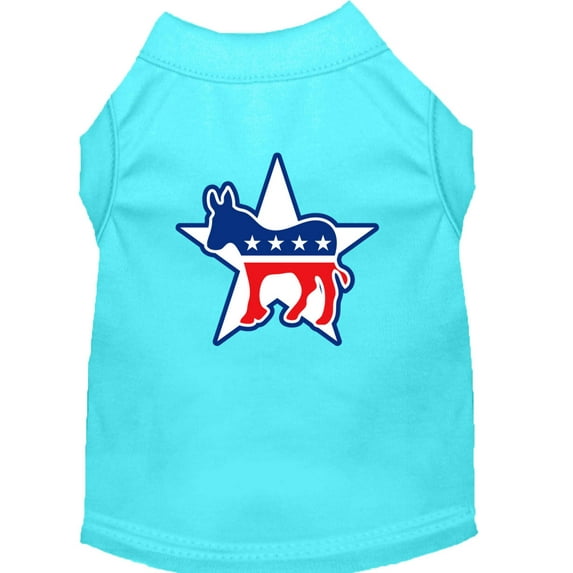 Pet Dog Cat Shirt Screen Printed, "Democrat"