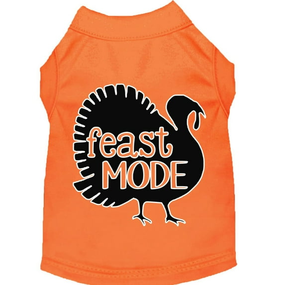 Pet Dog Cat Shirt Screen Printed, "Feast Mode"