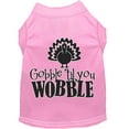 thumbnail image 1 of Pet Dog  Cat Shirt Screen Printed, "Gobble Til Ya Wobble", 1 of 10