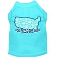 thumbnail image 1 of Pet Dog  Cat Shirt Screen Printed, "God Bless The USA", 1 of 9