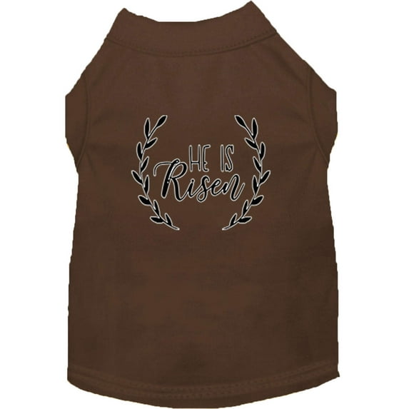Pet Dog Cat Shirt Screen Printed, "He Is Risen"
