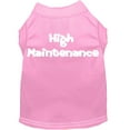 thumbnail image 1 of Pet Dog  Cat Shirt Screen Printed, "High Maintenance", 1 of 8