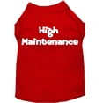 thumbnail image 1 of Pet Dog  Cat Shirt Screen Printed, "High Maintenance", 1 of 8