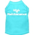 thumbnail image 1 of Pet Dog  Cat Shirt Screen Printed, "High Maintenance", 1 of 8