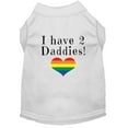 thumbnail image 1 of Pet Dog  Cat Shirt Screen Printed, "I Have Two Daddies", 1 of 10