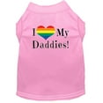 thumbnail image 1 of Pet Dog  Cat Shirt Screen Printed, "I Heart My Daddies", 1 of 10