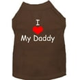 thumbnail image 1 of Pet Dog  Cat Shirt Screen Printed, "I Love My Daddy", 1 of 11