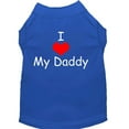 thumbnail image 1 of Pet Dog  Cat Shirt Screen Printed, "I Love My Daddy", 1 of 10