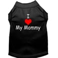 thumbnail image 1 of I Love My Mommy Screen Print Shirts Black XL (16), 1 of 10