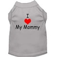 thumbnail image 1 of I Love My Mommy Screen Print Shirts Grey Sm (10), 1 of 10
