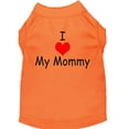 thumbnail image 1 of I Love My Mommy Screen Print Shirts Orange XS (8), 1 of 10