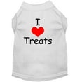 thumbnail image 1 of Pet Dog  Cat Shirt Screen Printed, "I Love Treats", 1 of 6