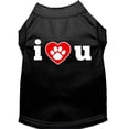 thumbnail image 1 of Pet Dog  Cat Shirt Screen Printed, "I Love You", 1 of 9