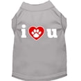 thumbnail image 1 of Pet Dog  Cat Shirt Screen Printed, "I Love You", 1 of 9