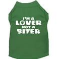 thumbnail image 1 of Pet Dog  Cat Shirt Screen Printed, "I'm A Lover, Not A Biter", 1 of 11