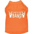thumbnail image 1 of Pet Dog  Cat Shirt Screen Printed, "I'm With The Band", 1 of 11