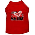 thumbnail image 1 of Pet Dog  Cat Shirt Screen Printed, "Just A Love Machine", 1 of 11