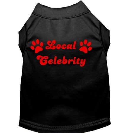 Pet Dog Cat Shirt Screen Printed, "Local Celebrity"