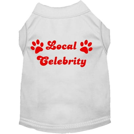 Pet Dog Cat Shirt Screen Printed, "Local Celebrity"