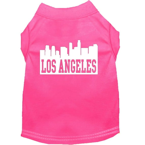 Pet Dog Cat Shirt Screen Printed, "Los Angeles Skyline"