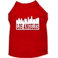 thumbnail image 1 of Los Angeles Skyline Screen Print Shirt Red XL (16), 1 of 10