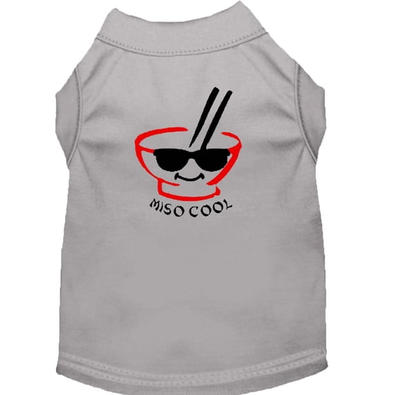 Pet Dog Cat Shirt Screen Printed, "Miso Cool"