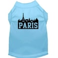 thumbnail image 1 of Pet Dog  Cat Shirt Screen Printed, "Paris Skyline", 1 of 10