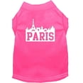 thumbnail image 1 of Pet Dog  Cat Shirt Screen Printed, "Paris Skyline", 1 of 10