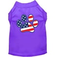 thumbnail image 1 of Pet Dog  Cat Shirt Screen Printed, "Patriotic Paw", 1 of 11