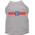 thumbnail image 1 of Pet Dog  Cat Shirt Screen Printed, "Patriotic Star Paw Print", 1 of 10