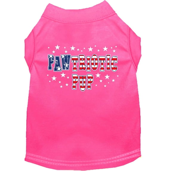 Pawtriotic Pup Screen Print Shirts Blue XS (8)