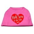 thumbnail image 1 of Pet Dog  Cat Shirt Screen Printed, "Ruff Love", 1 of 9
