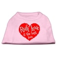 thumbnail image 1 of Pet Dog  Cat Shirt Screen Printed, "Ruff Love", 1 of 9