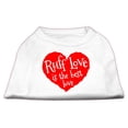 thumbnail image 1 of Pet Dog  Cat Shirt Screen Printed, "Ruff Love", 1 of 9